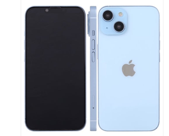 For iPhone 14 Plus Black Screen Non-Working Fake Dummy Display Model(Blue)