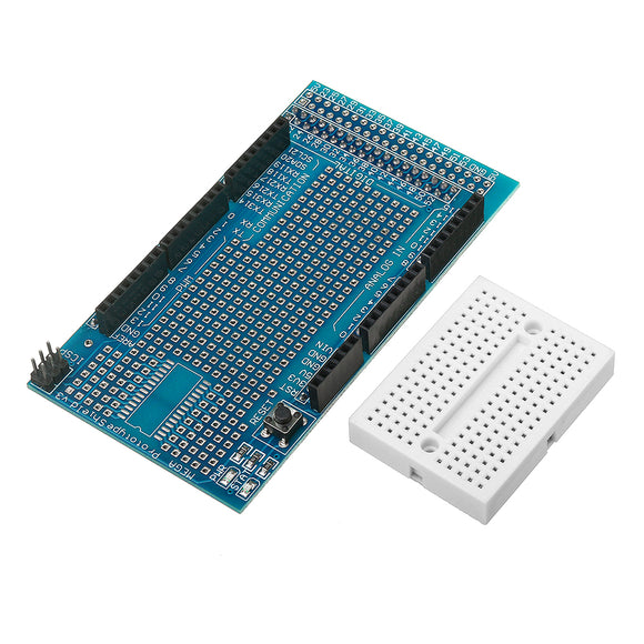 Mega2560 1280 Protoshield V3 Expansion Board With Breadboard For Arduino