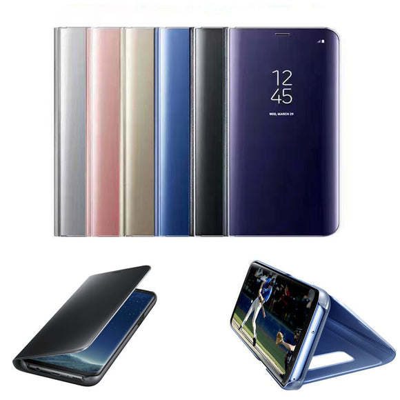 Bakeey Smart Sleep Mirror Window View Bracket Case For Samsung Galaxy S6 Edge/S6 Edge Plus