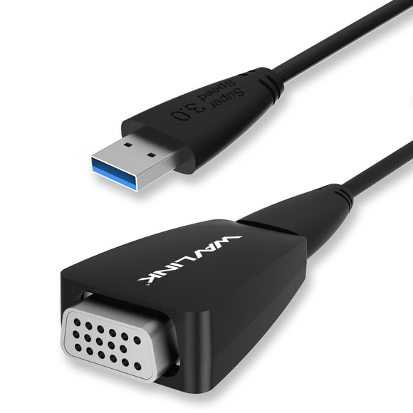 Wavlink WS-UG321V Multifunction USB 3.0 to VGA External Graphics Multi Display-adapter Video Cable