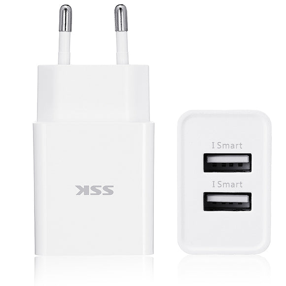 EU Plug 2 Ports USB Charger Tablet Charger