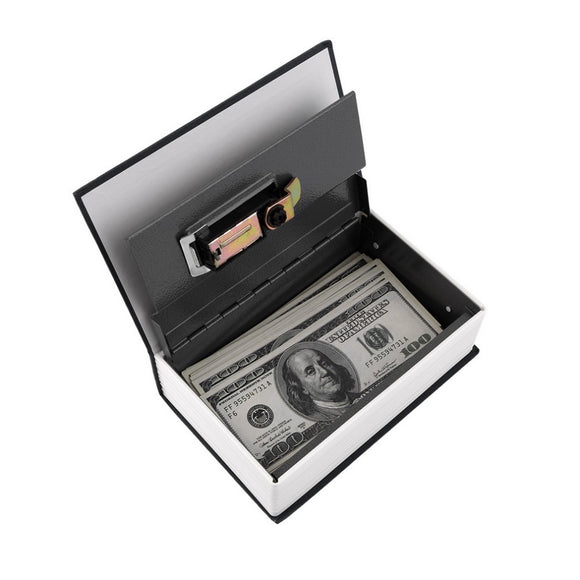 Hot Steel Simulation Dictionary Secret Book Safe Money Box Case Money Jewelry Storage Box Security K