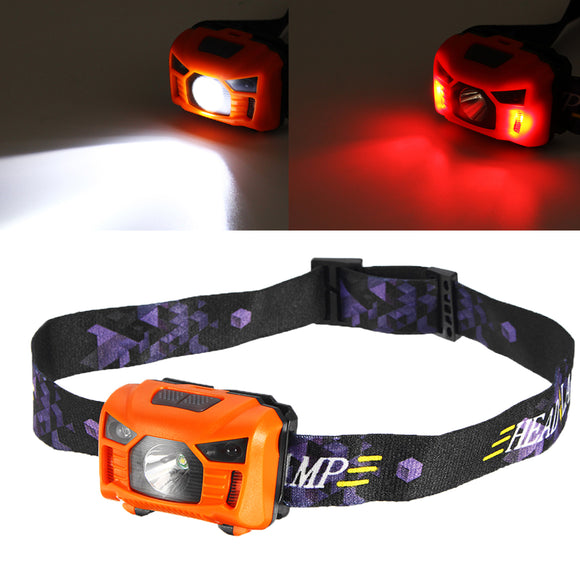Outdoor 3000Lumens IR Sensor Headlight LED Brightness Headlamp Camping Light Torch