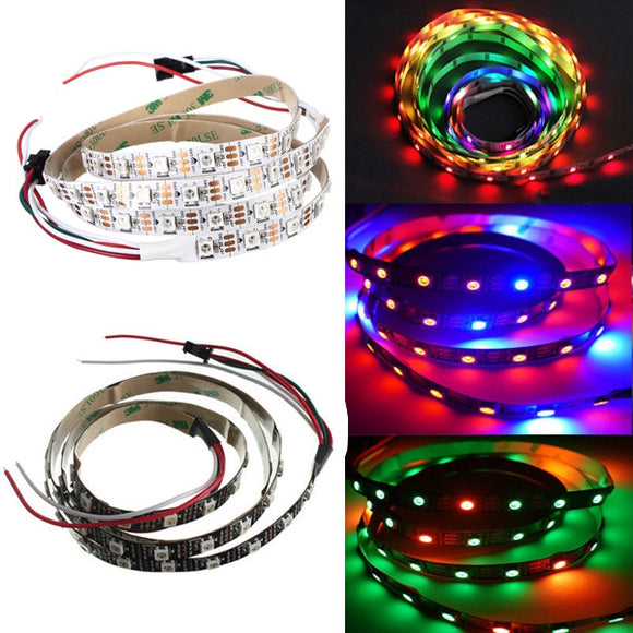 1M WS2812B 5050 RGB Non-Waterproof 60 LED Strip Light Dream Color Changing Individual Addressable