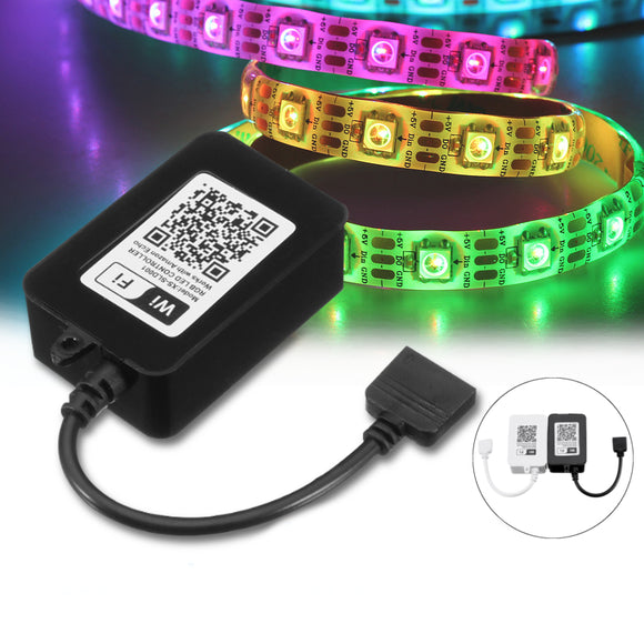 DC12V 4PIN Mini ECHO Alexa Remote Control WiFi Controller for RGB LED Strip Light