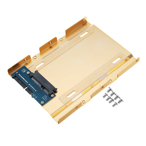 JEYI K109 2.5 to 3.5 Inch Aluminum Hard Drive Converter Bracket Tray SATA 3.0 Interface SSD Adapter