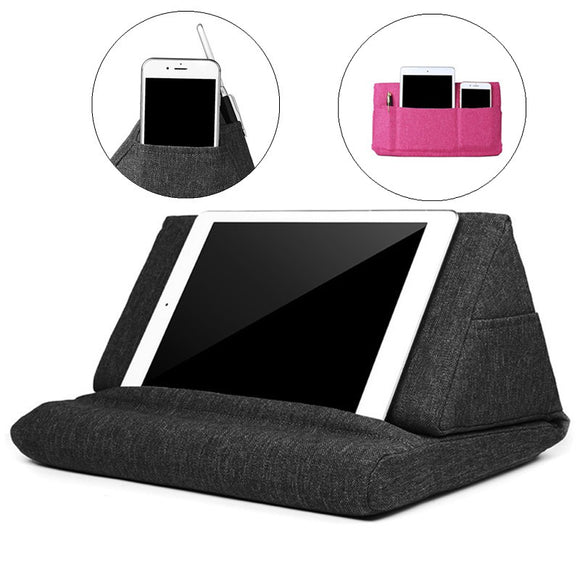 Universal Storage Pouch Bag Foldable Desktop Phone Stand Lazy Holder for Mobile Phone Tablet