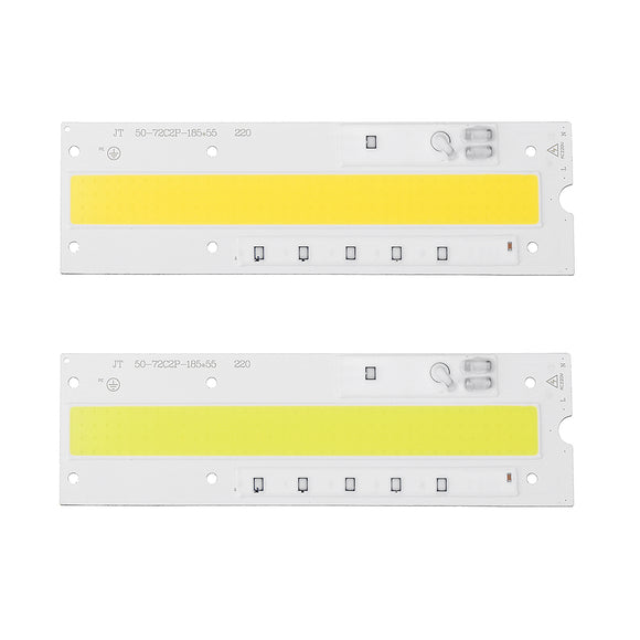 AC160-260V 50W White/Warm White COB LED Chip Light Source 90lm/w 185x55mm for DIY Floodlight