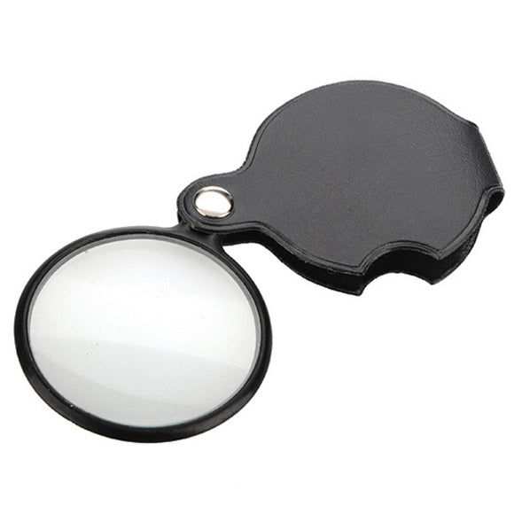 New 5X Black Mini Pocket Jewelry Magnifier Magnifying Glass Loupe