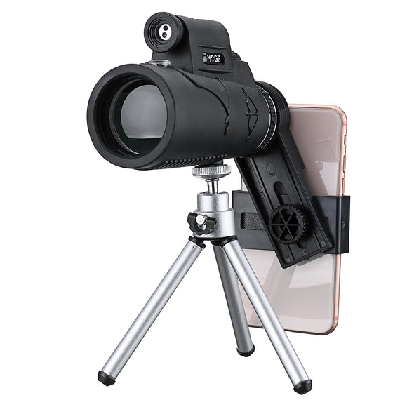 5060 Outdoor Hiking Camping HD Optics Tripod Monocular Telescope Bird Watching With Laser Flashligh