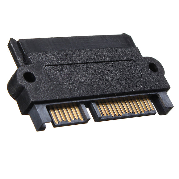 SFF-8482 SAS 22 Pin to 7 Pin + 15 Pin SATA Hard Disk Drive Raid Converter with 15 Pin Power Port
