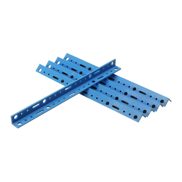 L Shape Plastic Blue Link Rod Fixed Rod Universal Rod For DIY Car