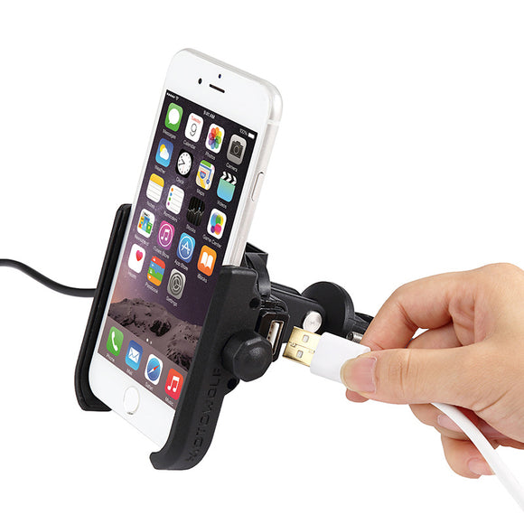 BIKIGHT Rechargeable Universal Bike Bicycle Phone Holder For iPhone Xiaomi Mi 8 For Samsung GPS