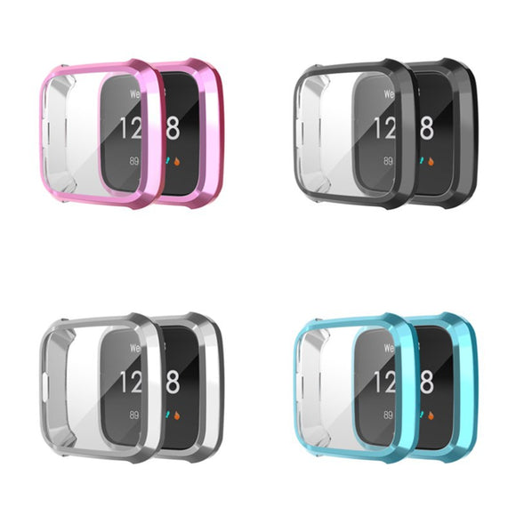 KALOAD TPU Shell Screen Watch Protector Case Cover for Fitbit Versa Lite Smart Watch