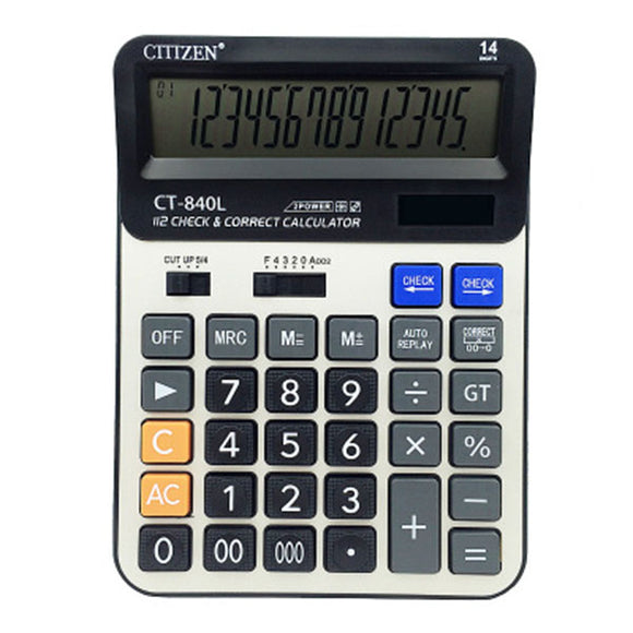 GTTTZEN CT-840L Solar Calculator For Office And Student