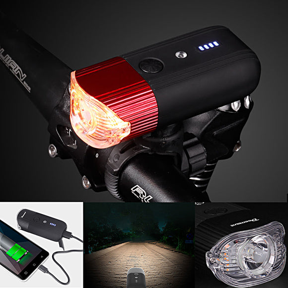 Deemount BCL223 800LM Smart Sensor Bicycle Light Cycling LED Headlight Warning Bike Motorcycle