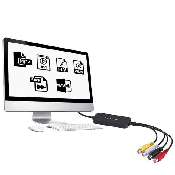 ACASIS USB2.0 Video Capture Card Monitor Video Capture Card Single Channel Capture Card Supports WIN10 OS