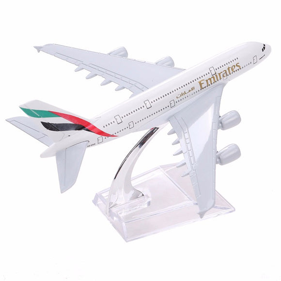 Brand New Airbus380 Emirates Air Line A-380 Aircraft Aeroplane Airplane 16cm Diecast Model
