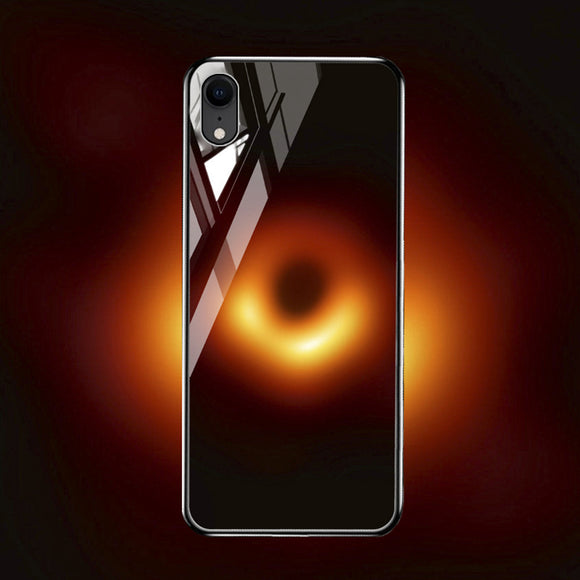 Bakeey Black Hole Scratch Resistant Tempered Glass Protective Case For iPhone XR