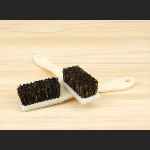 MYTEC 4/6row Pig Bristle Brush Collectables - Autograph Tools for Maintenance Cleaning Walnut Bristle Brush Polishing and Oil Brush Tool
