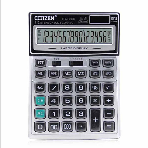 GTTTZEN CT-8866 Crystal button calculator For Office And Student
