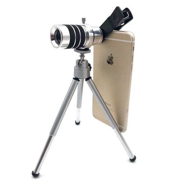 IPRee 10x18 High Definition Phone Telescope Dual Focus HD Optic Lens Monocular