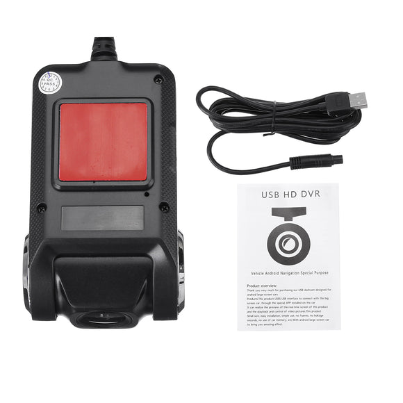 Full HD 1080P Hidden Car DVR Camera 2MP GPS ADAS WiFi G-sensor USB Dash Cam Recorder