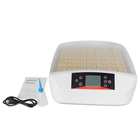 56 Egg Incubator Fully Automatic Digital LED Turning Eggs Hatching Machine