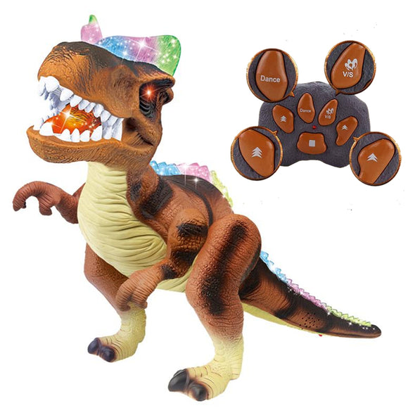 Kids RC Animated Remote Control Action Dinosaur Dancing Toys Gift Figure