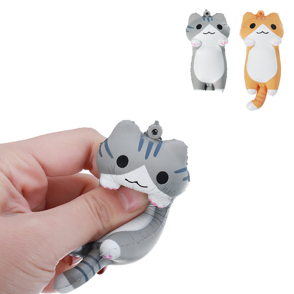 Squishy Kitty Cat Slow Rising Straps Squeeze Toy Gift Collection With Packaging