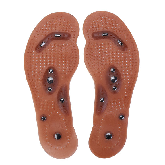 Acupressure Slimming Insole Pad Foot Massager Magnetic Massage Insole Foot Cushion Therapy