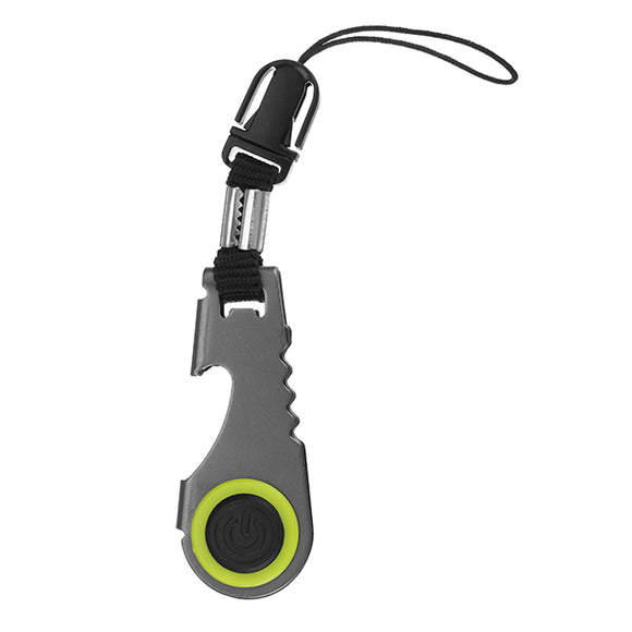 Mini EDC Multifunction Tools Key Chain Bottle Opener LED Light