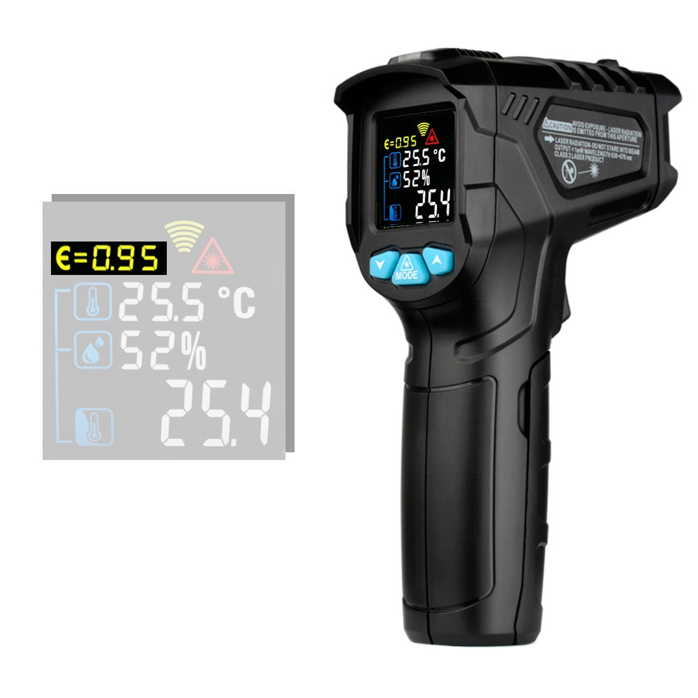 MESTEK IR01D -50~800C Non-contact Infrared Digital Thermometer Humidit ...