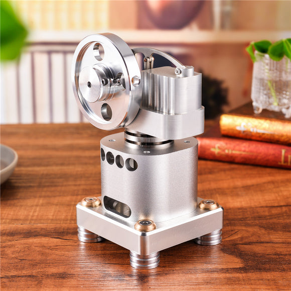 SaiDi Vertical Type Stirling Engine Full Metal Engine Model Gift Collection With Random Free Gift