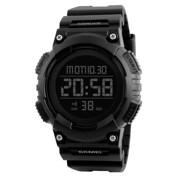 SKMEI 1248 Digital Watch Sport 50M Waterproof LED Chronograph Male Wrist Watch