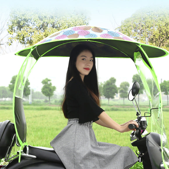 Motorcycle Tent Electric Scooter Rain Tent Sun Rain Protection Canopy Awning Sunshade Windshield