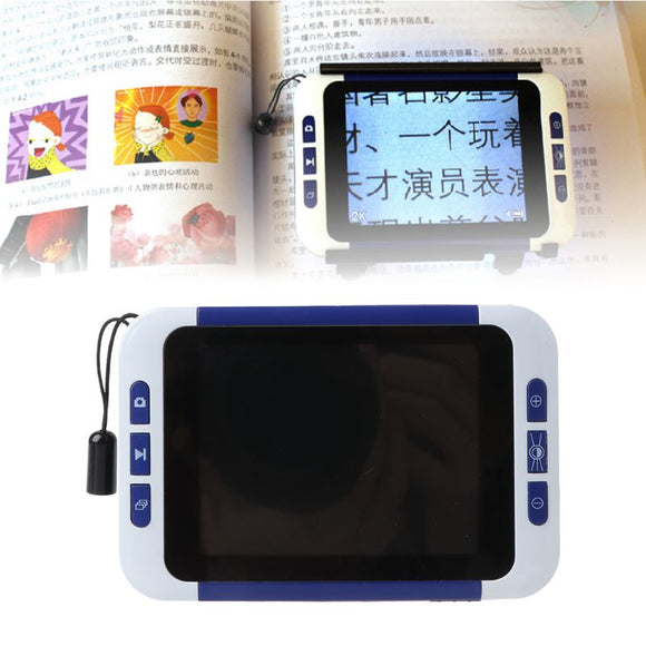 2-32X 3.5 Inch LCD Electronic Reading Digital Magnifier Portable Reading Aid for Low Vision People