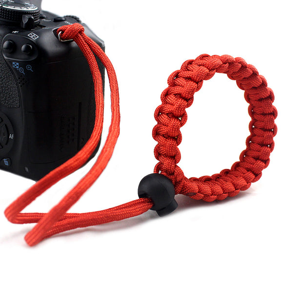 IPRee Outdoor EDC Survival Bracelet Camera Pendant Rope Hanging Srap Emergency Paracord Lanyard