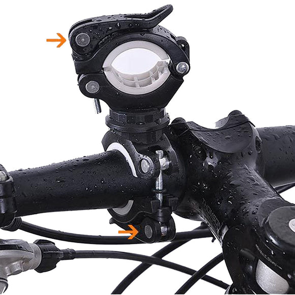 BIKIGHT 360 Angle Rotation Bike Flashlight Mount Holder Clip Multifunction Light Stand Fixing Stand