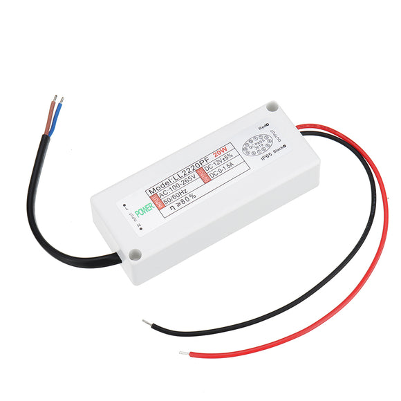 AC100-265V To DC12V 1.5A 20W Non-Waterproof Constant Current Power Supply LED Driver