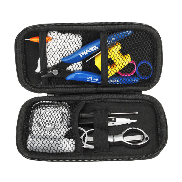 16 in 1 Vape Tool Kit For RDA RDTA RTA Atomizer Vaporizer DIY Master Tools Kit Bag
