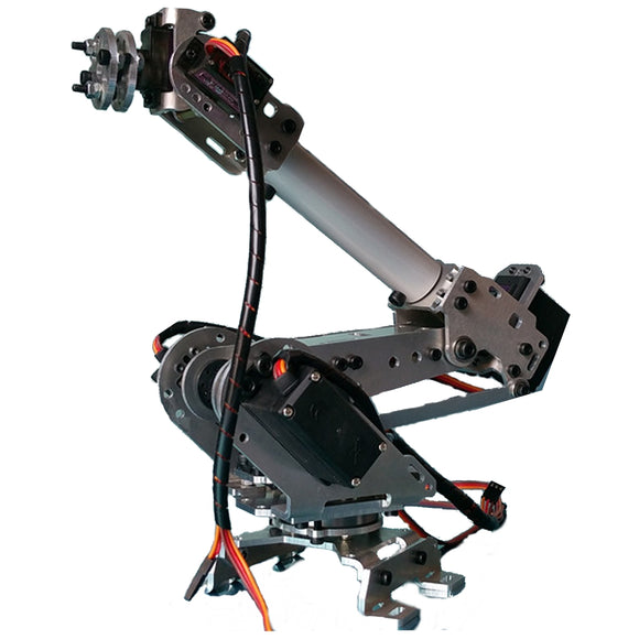 6DOF Mechanical Robot Arm Claw With Servos For Robotics Arduino DIY Kit