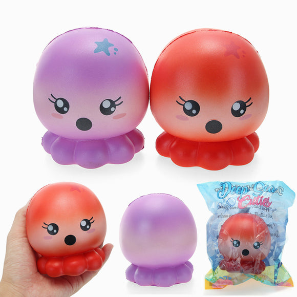 Cutie Creative Squishy Octopus 10cm Slow Rising Original Packaging Collection Gift Decor Toy