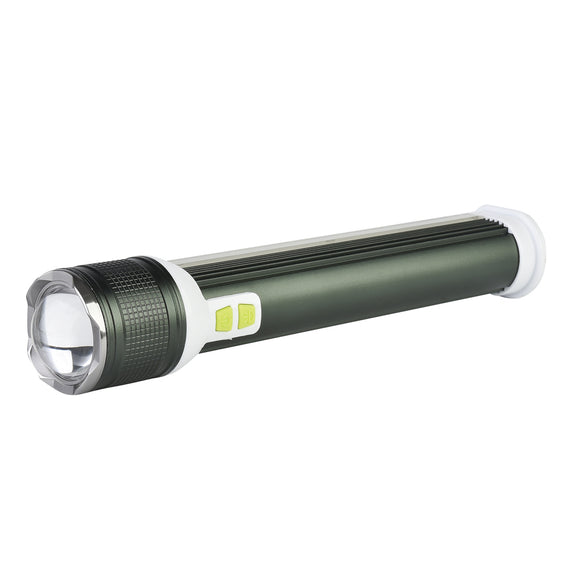 XANES 184B T6 COB + LED Front & Side Light USB Rechargeable Zoomable Emergency Light Work Light