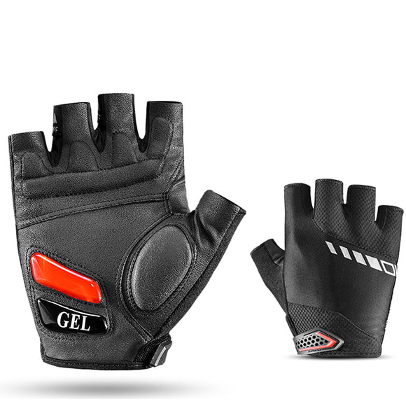 ROCKBROS S143 Cycling Gloves For Men Women Bike Bicycle MTB Gel Pad Half Finger Glove Shockproof