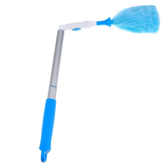 Spin Duster Electric Feather Duster 360 Rotary Bending Cleaning Brush Removal Dust Collector
