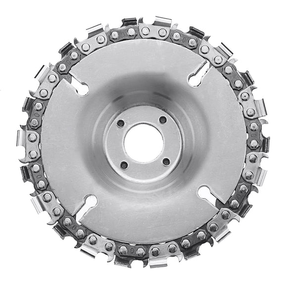 Drillpro Upgrade 4 Inch Grinder Chain Disc 22 Tooth Wood Carving Disc For 100/115 Angle Grinder