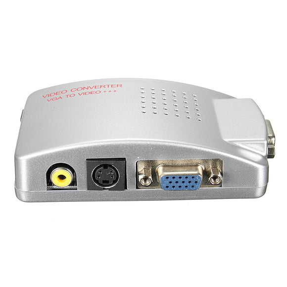 PC VGA to TV Video Av adapter Converter video Switch Box