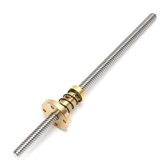 Machifit T8 200mm 8mm Lead Screw with Anti-Backlash Nut