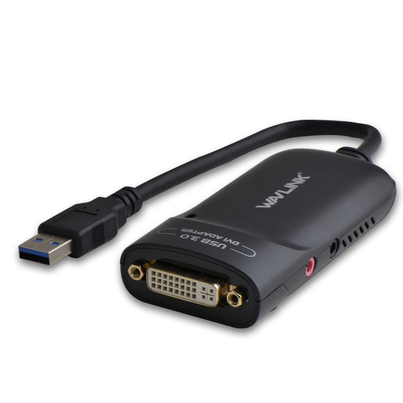 Wavlink WS-UG3501D USB 3.0 to DVI HD 2048x1152 Pixels Multi Display Video Graphic Adapter Cable